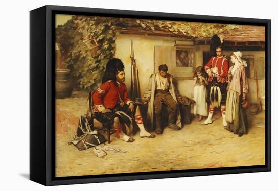 Deserted-Frank Holl-Framed Stretched Canvas