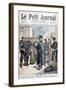 Desertion of an Alsatian Squad Enlisted in Germany, Duchy of Luxembourg, 1896-Georges Carrey-Framed Giclee Print