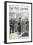 Desertion of an Alsatian Squad Enlisted in Germany, Duchy of Luxembourg, 1896-Georges Carrey-Framed Giclee Print