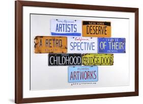 Deserve A Retrospective-Gregory Constantine-Framed Giclee Print