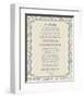 Desiderata Floral Frame Beige-Quote Master-Framed Art Print