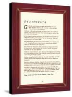 Desiderata-The Inspirational Collection-Stretched Canvas