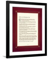 Desiderata-null-Framed Art Print