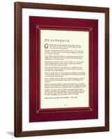 Desiderata-null-Framed Art Print