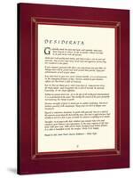 Desiderata-null-Stretched Canvas