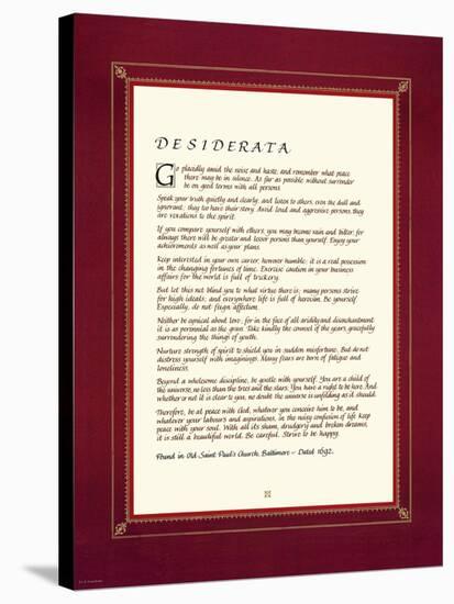 Desiderata-null-Stretched Canvas