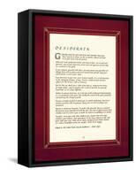 Desiderata-null-Framed Stretched Canvas