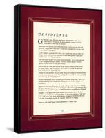 Desiderata-null-Framed Stretched Canvas