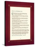 Desiderata-null-Stretched Canvas