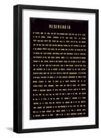 Desiderata-The Vintage Collection-Framed Art Print