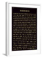 Desiderata-The Vintage Collection-Framed Premium Giclee Print