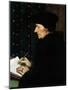 Desiderus Erasmus, Dutch Humanist and Scholar, 1523-Hans Holbein the Younger-Mounted Giclee Print