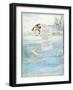 Design 10 for 'Ode on the Death of a Favourite Cat' from 'The Poems of Thomas Gray'-William Blake-Framed Giclee Print