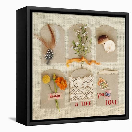 Design a Life You Love-Mandy Lynne-Framed Stretched Canvas