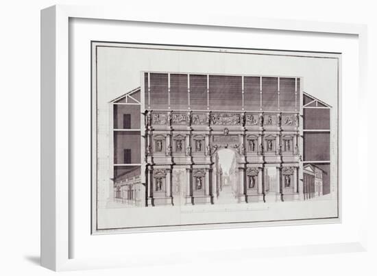 Design by Andrea Palladio, Engraved by Gaetano Testolini-Ottavio Bertotti-scamozzi-Framed Giclee Print