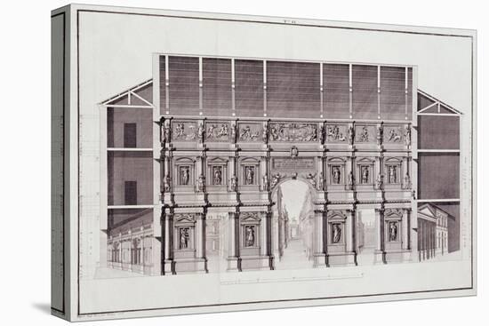 Design by Andrea Palladio, Engraved by Gaetano Testolini-Ottavio Bertotti-scamozzi-Stretched Canvas