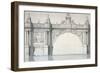 Design by Robert Mylne for a Section of Blackfriars Bridge, London, 1759-Robert Mylne II-Framed Giclee Print