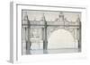 Design by Robert Mylne for a Section of Blackfriars Bridge, London, 1759-Robert Mylne II-Framed Giclee Print