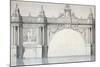 Design by Robert Mylne for a Section of Blackfriars Bridge, London, 1759-Robert Mylne II-Mounted Giclee Print