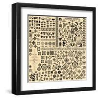 Design Elements Set-Roverto-Framed Art Print