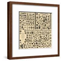 Design Elements Set-Roverto-Framed Art Print