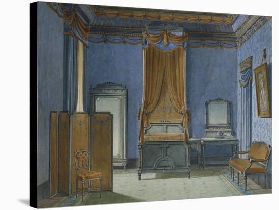 Design for a Bedroom-French School-Stretched Canvas