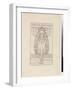 Design for a Bookplate, 1896 (Pencil on Paper)-Margaret Macdonald Mackintosh-Framed Giclee Print