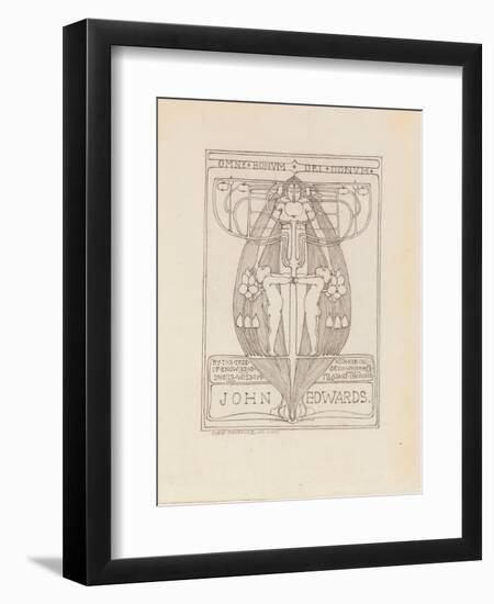 Design for a Bookplate, 1896-Margaret MacDonald-Framed Premium Giclee Print