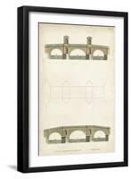 Design for a Bridge I-J. Addison-Framed Art Print