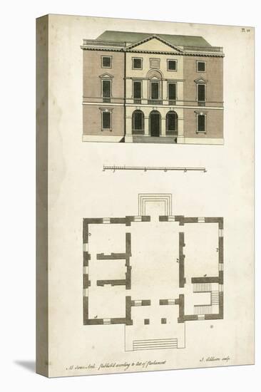 Design for a Building II-J. Addison-Stretched Canvas