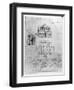 Design For a Church-Leonardo da Vinci-Framed Giclee Print