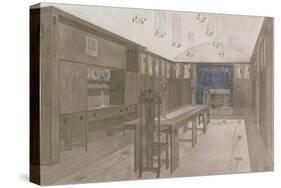 Design for a Dining Room, 1901-Charles Rennie Mackintosh-Stretched Canvas