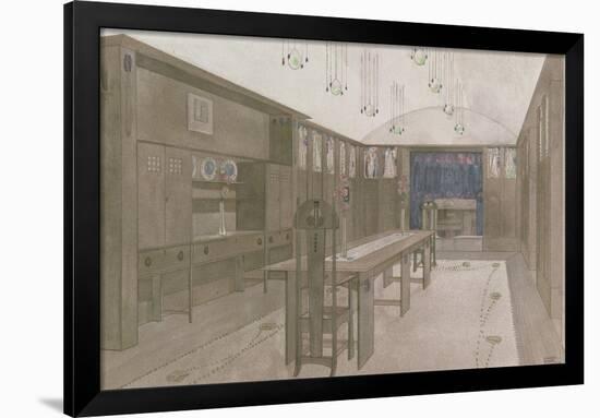 Design for a Dining Room, 1901-Charles Rennie Mackintosh-Framed Giclee Print