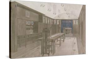 Design for a Dining Room, 1901-Charles Rennie Mackintosh-Stretched Canvas