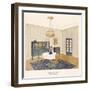 Design for a Dining Room, by Friedrich Glasser-null-Framed Giclee Print