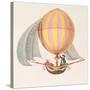 Design for a Dirigible, French, circa 1785-null-Stretched Canvas