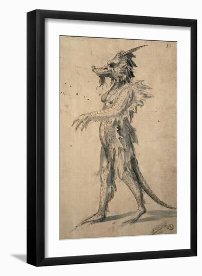 Design For a Dragon-Giuseppe Arcimboldo-Framed Giclee Print