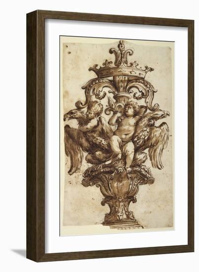 Design for a Finial of a Coach-Alessandro Algardi-Framed Giclee Print