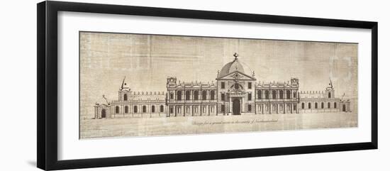 Design for a Grand Estate in the County of Northumberland-School of Padua-Framed Giclee Print