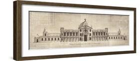 Design for a Grand Estate in the County of Oxfordshire-School of Padua-Framed Art Print