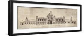 Design for a Grand Estate in the County of Oxfordshire-School of Padua-Framed Art Print