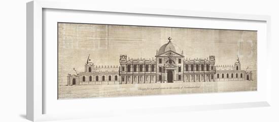 Design for a Grand Estate in the County of Oxfordshire-School of Padua-Framed Art Print