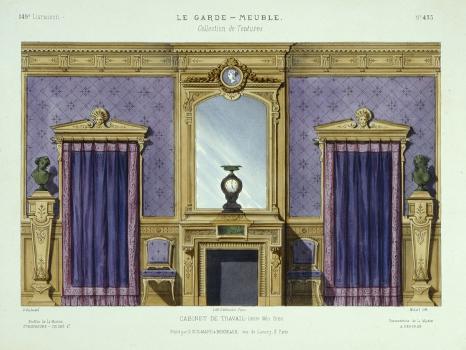 Design for a Greek Revival Style Study from Le Garde-Meuble, Pub. Paris,  C.1890 (Colour Litho)' Giclee Print - French School | AllPosters.com