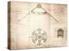 Design for a mausoleum, c1472-c1519 (1883)-Leonardo Da Vinci-Stretched Canvas