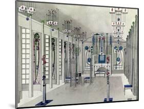 Design for a Music Room with Panels by Margaret Macdonald Mackintosh 1901-Charles Rennie Mackintosh-Mounted Giclee Print