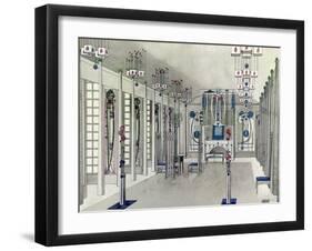 Design for a Music Room with Panels by Margaret Macdonald Mackintosh 1901-Charles Rennie Mackintosh-Framed Giclee Print