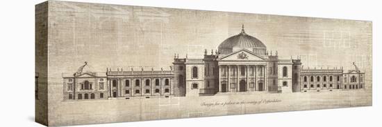 Design for a Palace in the County of Oxfordshire-School of Padua-Stretched Canvas