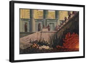 Design for a Production of Mozart's Opera 'Die Zauberflote' (The Magic Flute), 1816-Karl Friedrich Schinkel-Framed Giclee Print