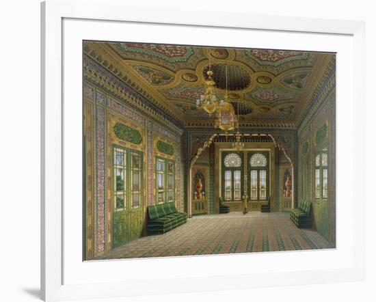 Design for a Reception Room with Chinese Pots, 1837-Karl Ludwig Wilhelm Zanth-Framed Giclee Print