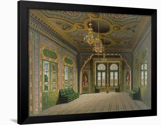 Design for a Reception Room with Chinese Pots, 1837-Karl Ludwig Wilhelm Zanth-Framed Giclee Print